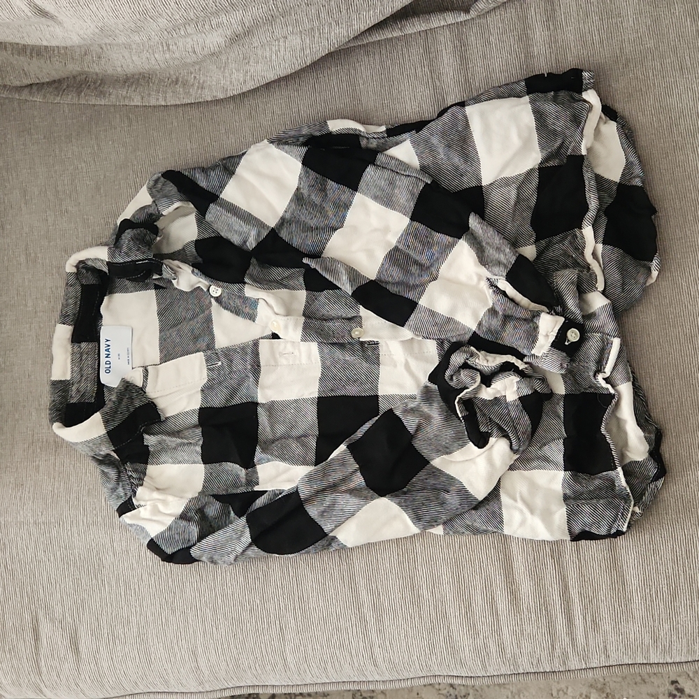 Girls Old Navy plaid top